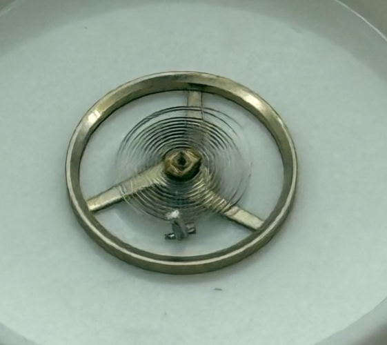 AS 1677 Balance Wheel Complete And Spring Inca 1414 M Watch Movement Parts NOS