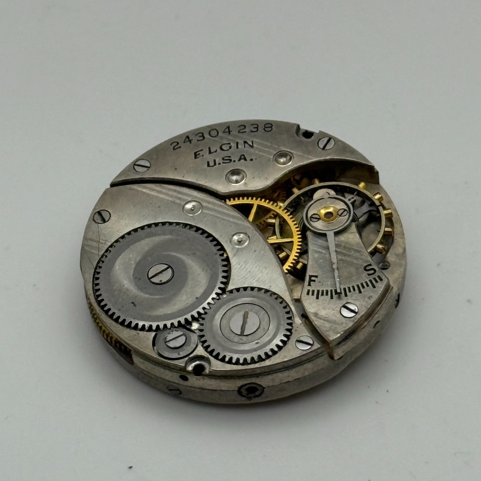 1921 Antique 3/0s Elgin 463 Model 3 American Watch Movement PARTS REPAIR SPARES