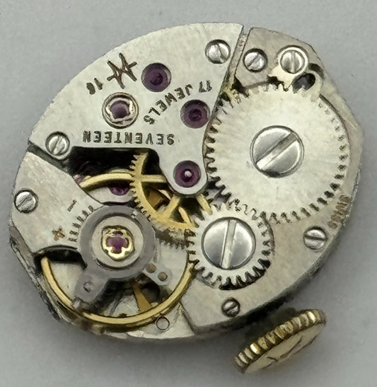 13mm Ladies Hamilton Cal 16 Swiss Manual Wind Vintage Watch Movement PARTS