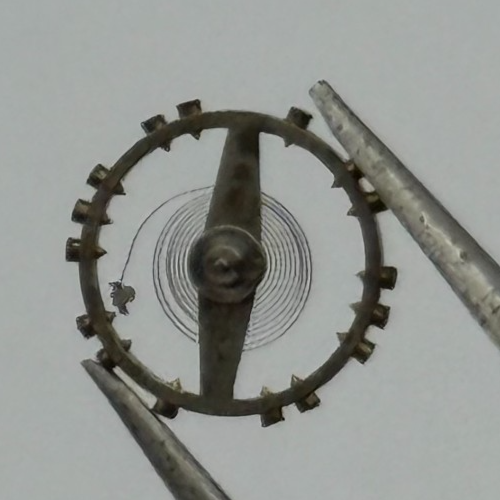 AS 1051 Balance Wheel Complete And Spring 5 1/4’’’ 34 M Watch Movement Parts
