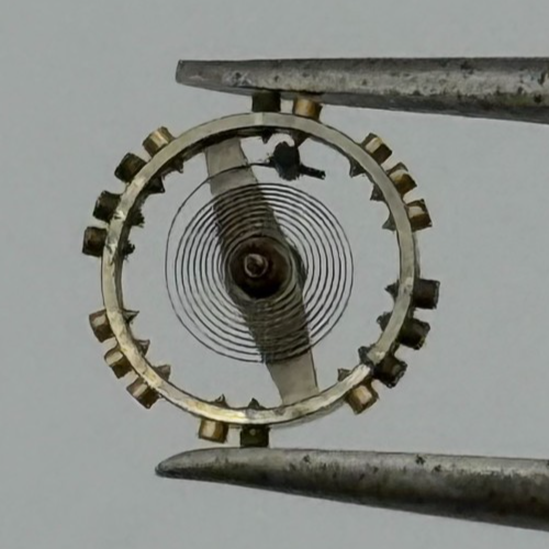 Peseux 140 Balance Wheel Complete And Spring 5’’’ 277 Watch Movement Parts NOS