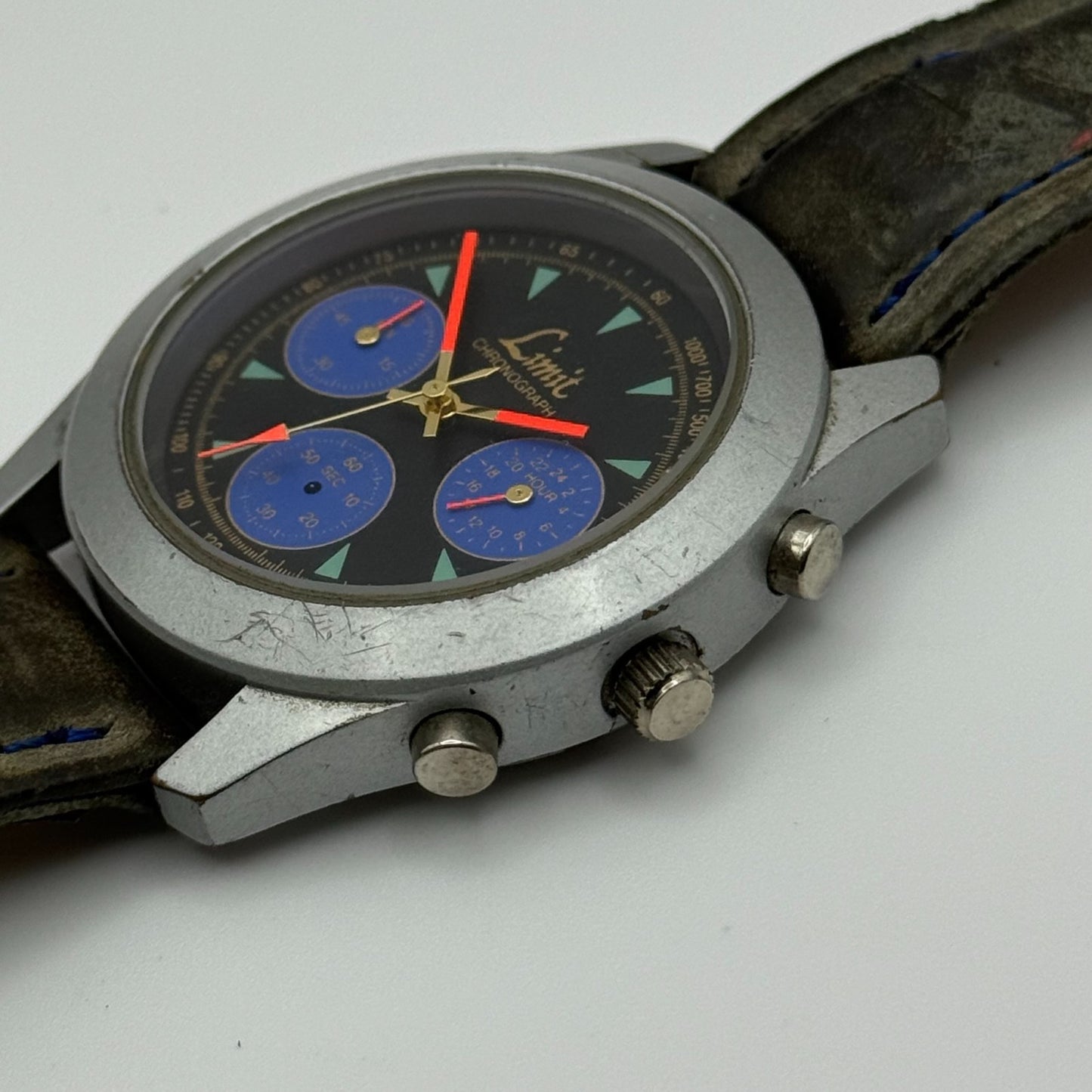 Limit Men's Chronograph Quartz Watch Subdial 38mm Working To REPAIR