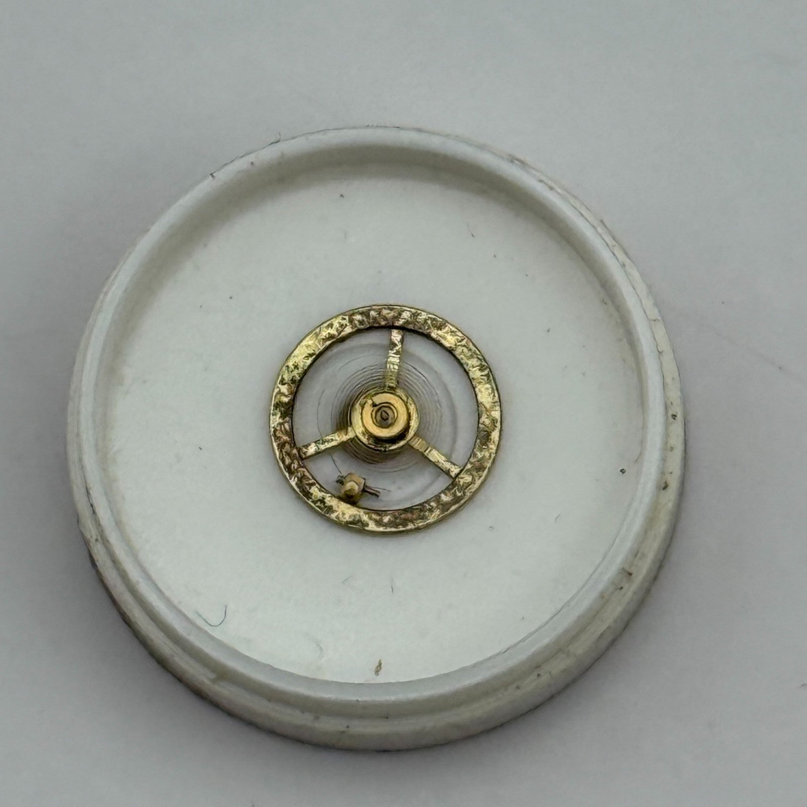 Forester 308 Balance Wheel Complete And Spring  5¼’’’ Watch Movement Parts 