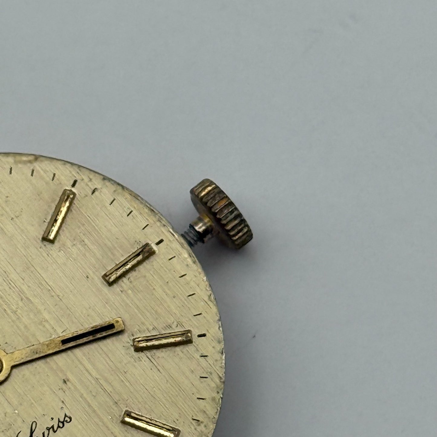 BFG 844 Watch Movement Yves Renaud Manual Wind Vintage Swiss Parts Repair 29mm