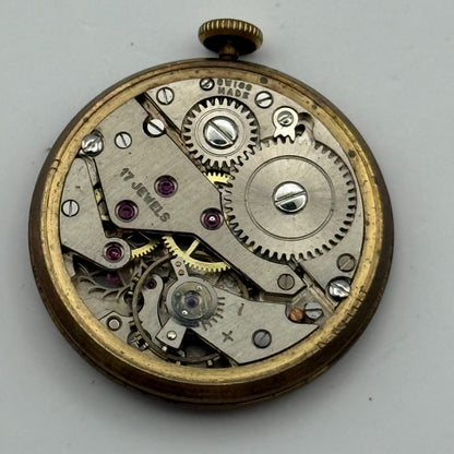 AS 1002 984 Watch Movement Aristo Manual Wind Vintage Swiss Parts Repair 27.7mm