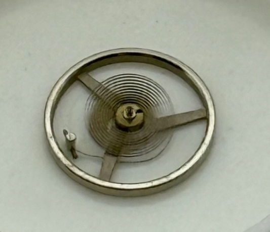 FE 68 Balance Wheel Complete And Spring Ord. + Antich Watch Movement Parts