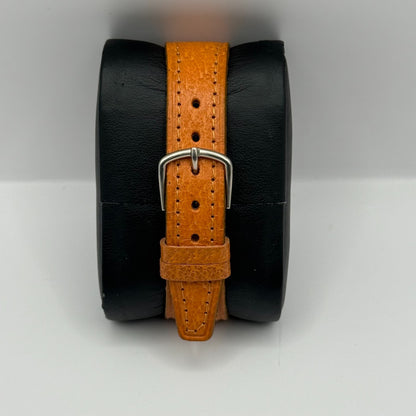 Claude Valentini Series 3000 Men's Quartz Watch Tan Leather Strap Working 36mm