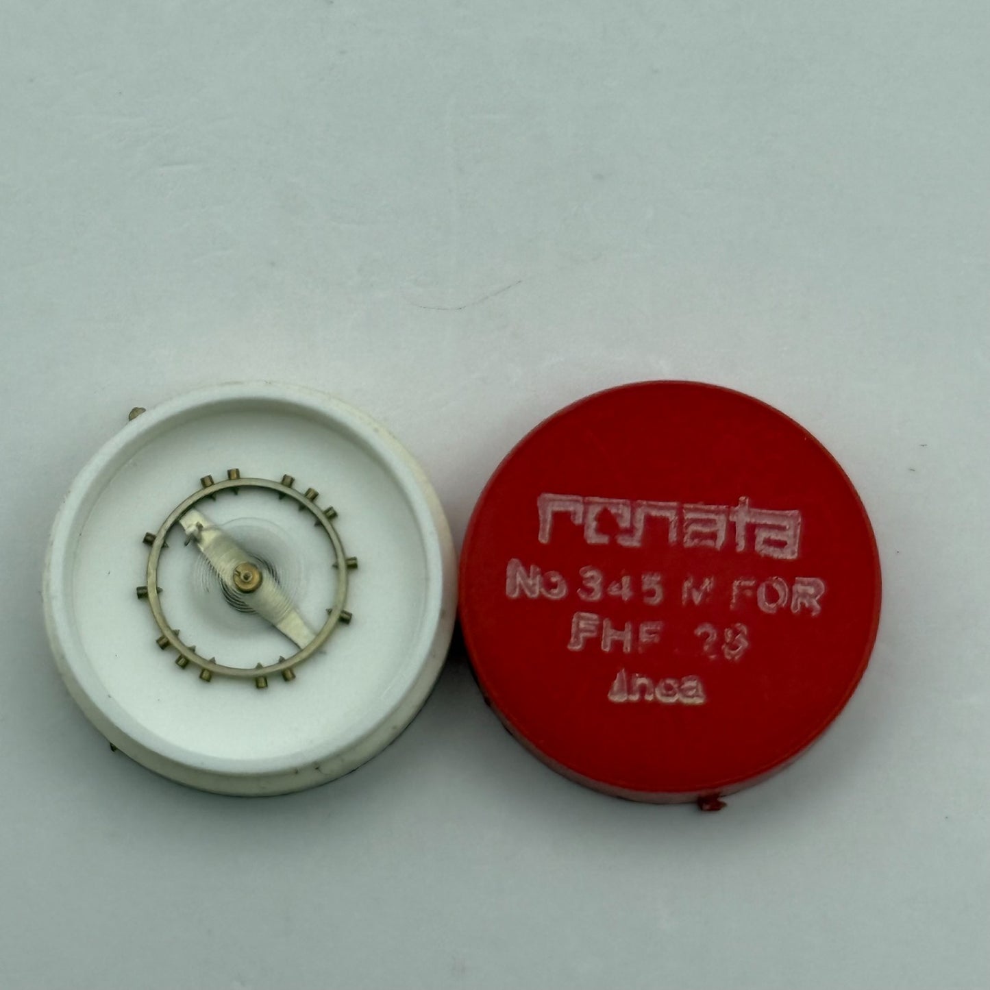 FHF 23 Balance Wheel Complete And Spring Inca 345 M Watch Movement Parts NOS