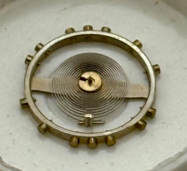 Tissot 21.7 Balance Wheel Complete And Spring Renata Watch Movement Parts NOS 