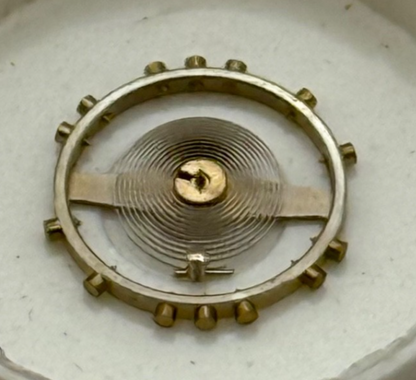 Tissot 21.7 Balance Wheel Complete And Spring Renata Watch Movement Parts NOS 