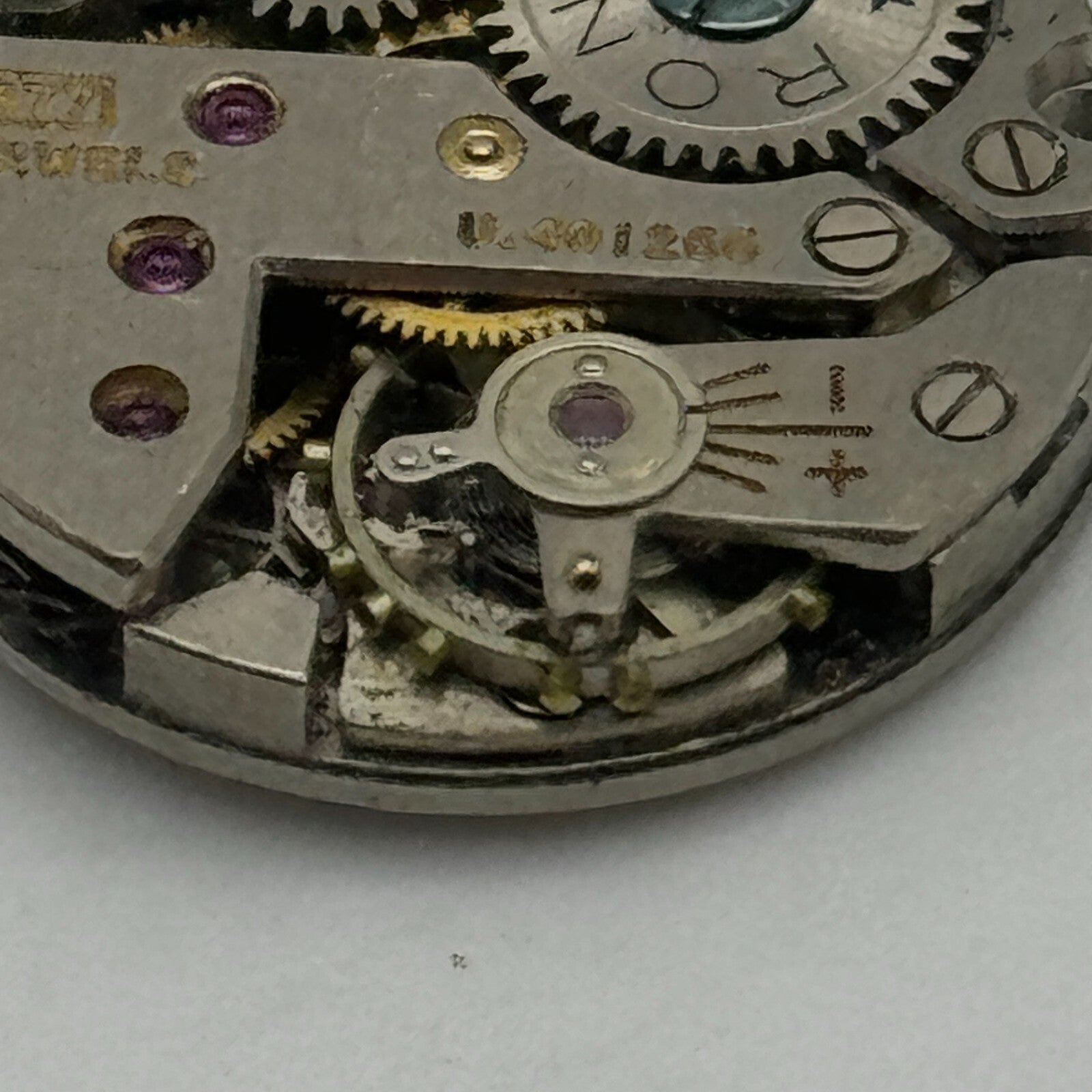 19.6mm Rone 877 FHF 63 Balance Ok Manual Wind Swiss Watch Movement PARTS SPARES