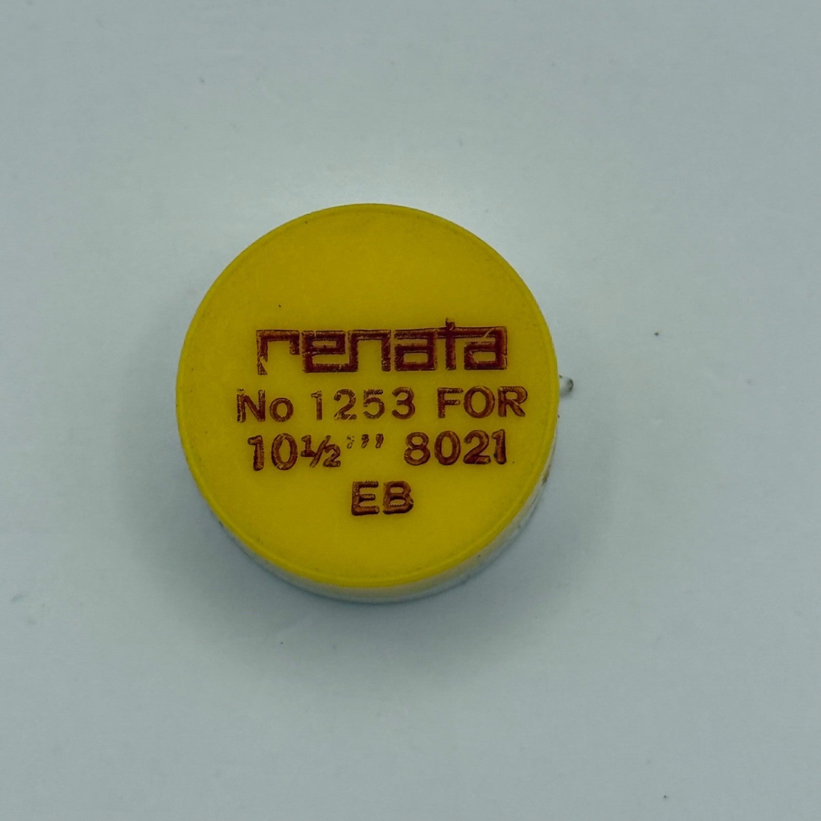 EB 8021 Balance Wheel Complete And Spring 10 1/2''' 1253 Watch Movement Parts 