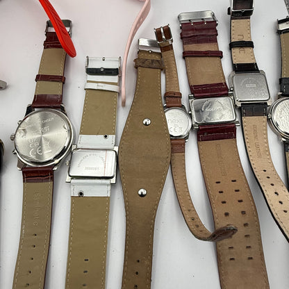 Bundle Of 15 Quartz Watches Job Lot Modern / Vintage Untested Parts / Repair