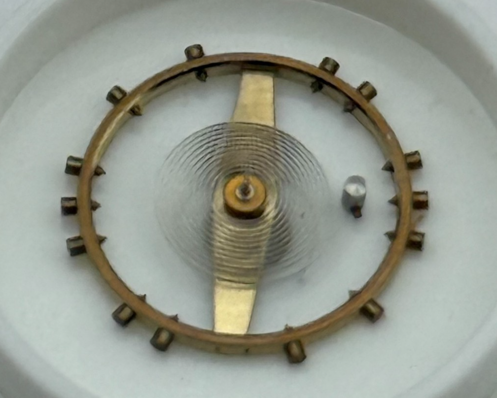 Felsa 4000 Balance Wheel Complete And Spring Inca 965 M Watch Movement Parts NOS