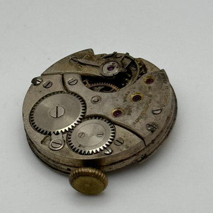 23.6mm Possibly Movado 15 Jewels 4 Adjustments Manual Wind Swiss Watch Movement