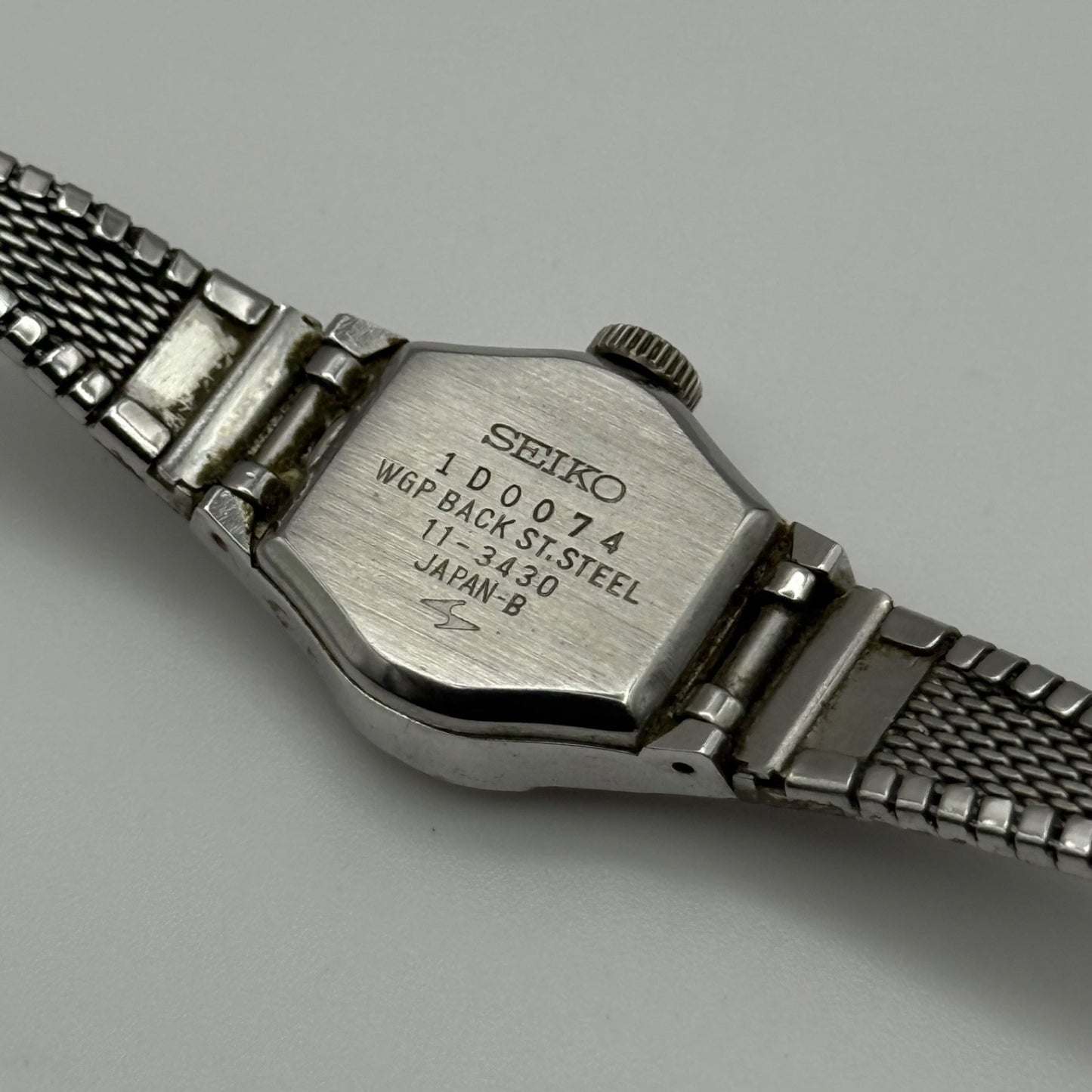 Vintage Seiko Rainbow Watch Mechanical Japan Ladies 11-3430 Stainless Working