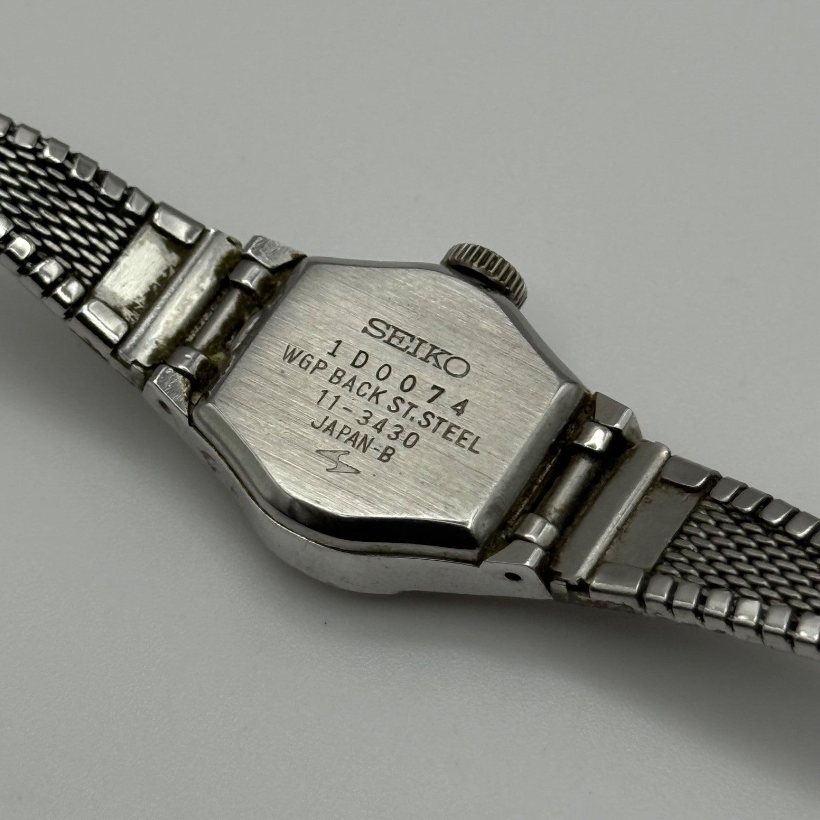 Vintage Seiko Rainbow Watch Mechanical Japan Ladies 11-3430 Stainless Working