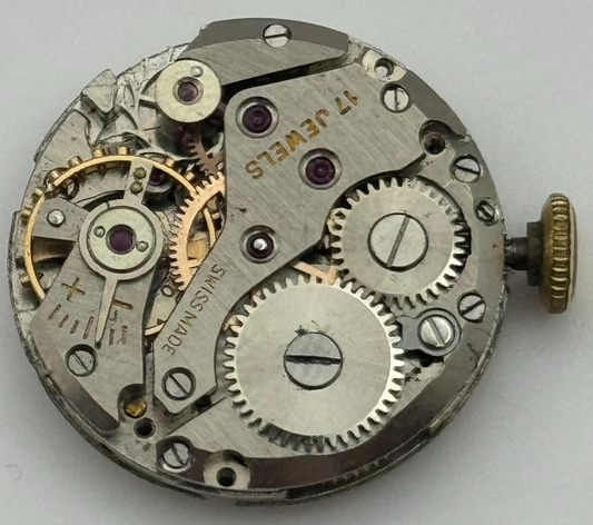 19.6mm Olma Ladies AS 970 Manual Wind Swiss Made 17 Jewels Watch Movement PARTS