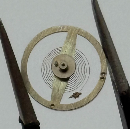 Oris 380 Balance Wheel Complete And Spring 6¾-8’’’ 398 M Watch Movement Parts 