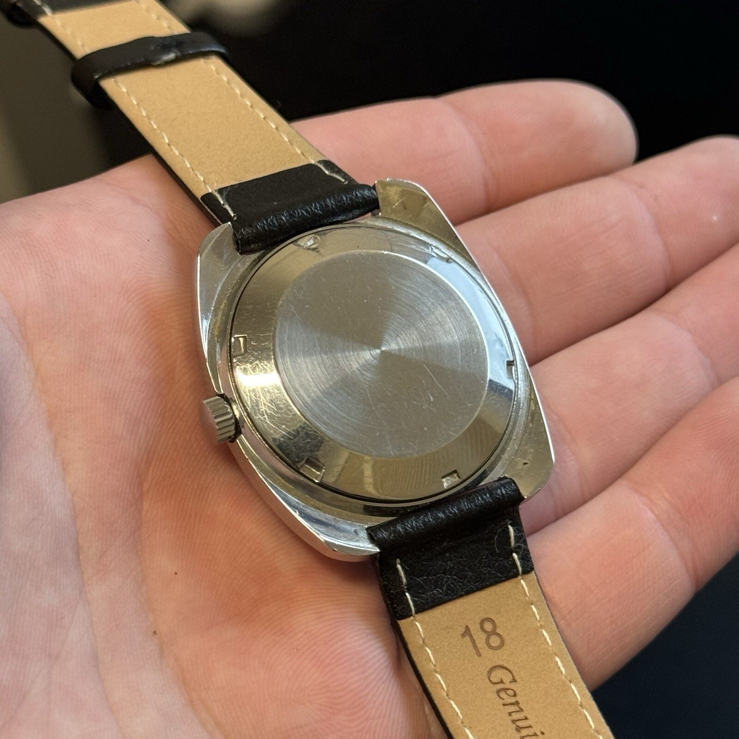 36mm Men’s Rotary Automatic AS 1916 Sweep Seconds Day Date Watch TO RESTORE