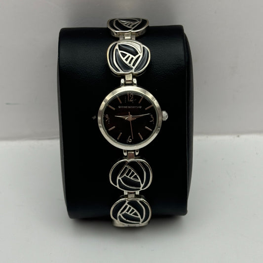 21mm Ladies Working Rennie Mackintosh Black Quartz Watch New Battery 7.5 Inches