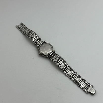 25mm Working Ladies Britania 30m Silver Tone Roman Numeral Quartz Watch 6 Inches