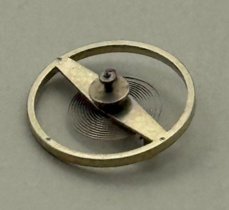 Oris 671 672 Balance Wheel Complete And Spring 8¾’’’ 1724 M Watch Movement Parts