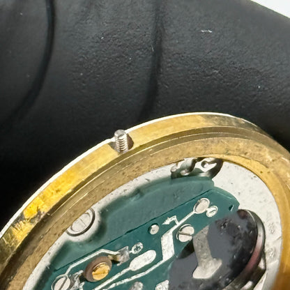 ETA 555.115 Quartz Watch Movement Garrard Date Vintage Swiss Parts Repair 31.5mm