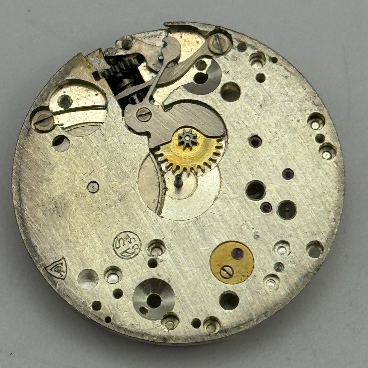 27mm Envoy AS 554 A Schild Men's 15 Jewels Manual Wind Watch Movement PARTS