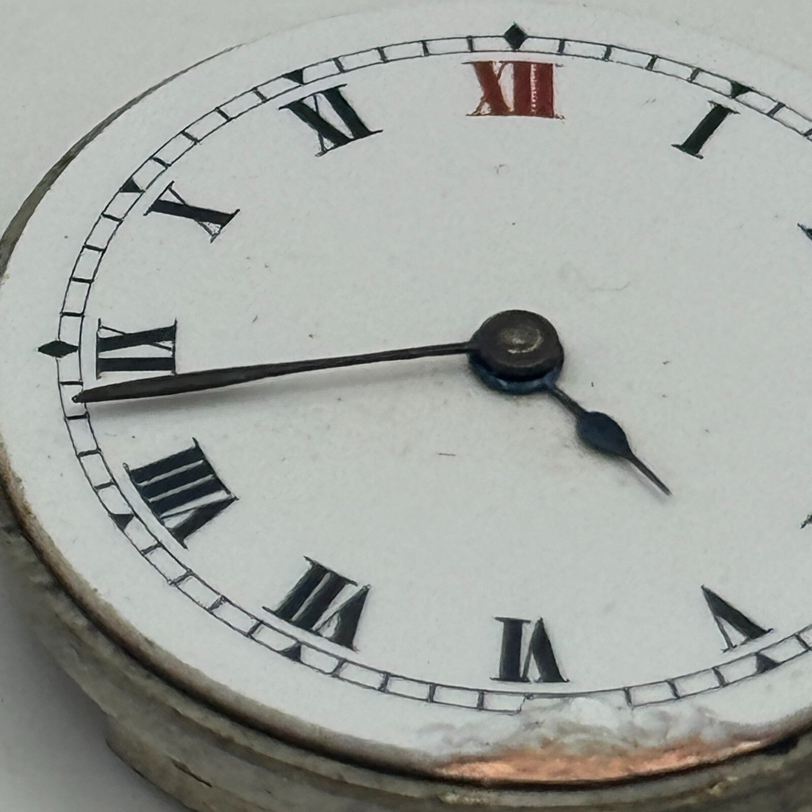 25mm Men's Dreadnought Balance Ok Vintage Swiss Trench Watch Movement PARTS