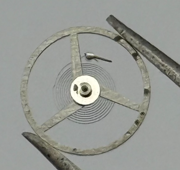 ETA 2410 Balance Wheel Complete And Spring 6 3/4''' 1059 M Watch Movement Parts 