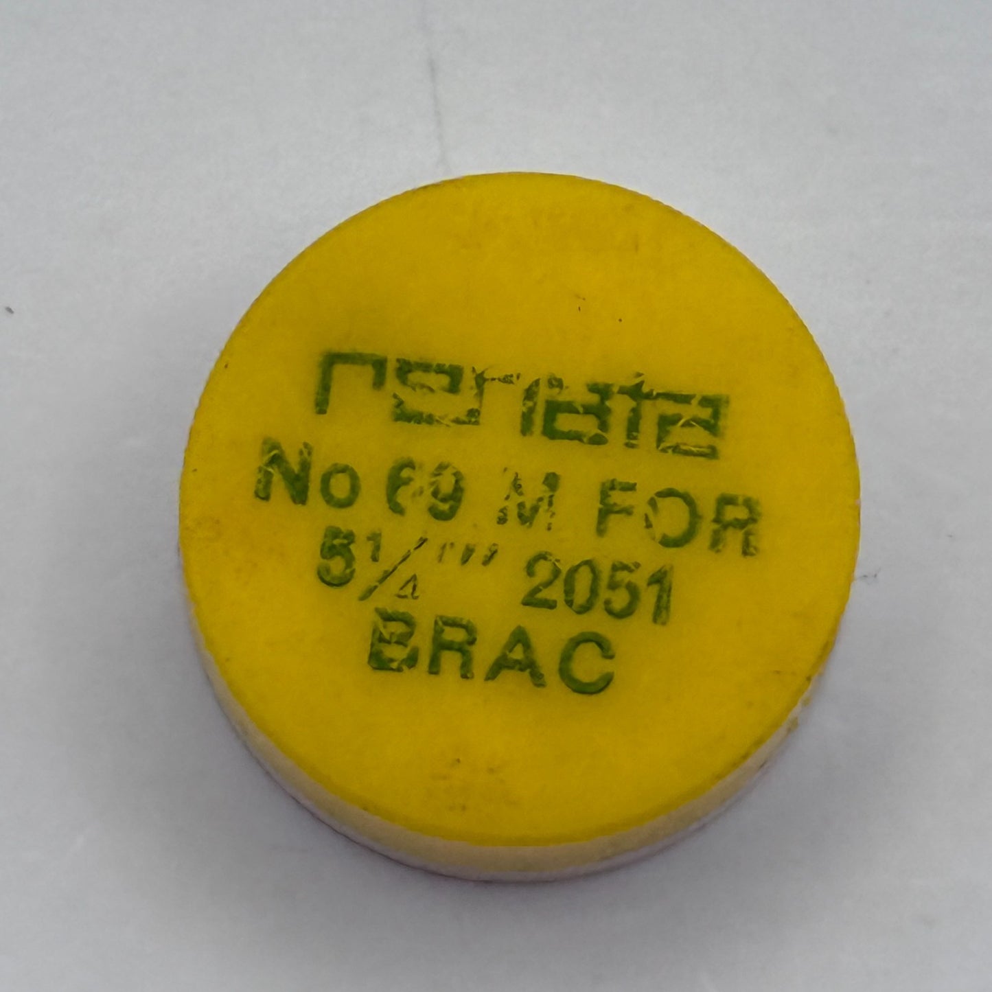 Brac 2051 Balance Wheel Complete And Spring 5 1/4''' 69 M Watch Movement Parts 