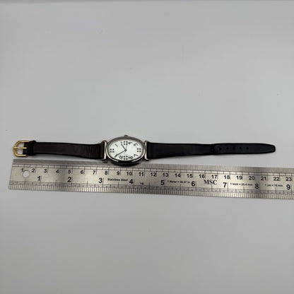 Cairn Scotland Ladies Quartz Watch MOP Dial Brown Leather Strap Working 24mm