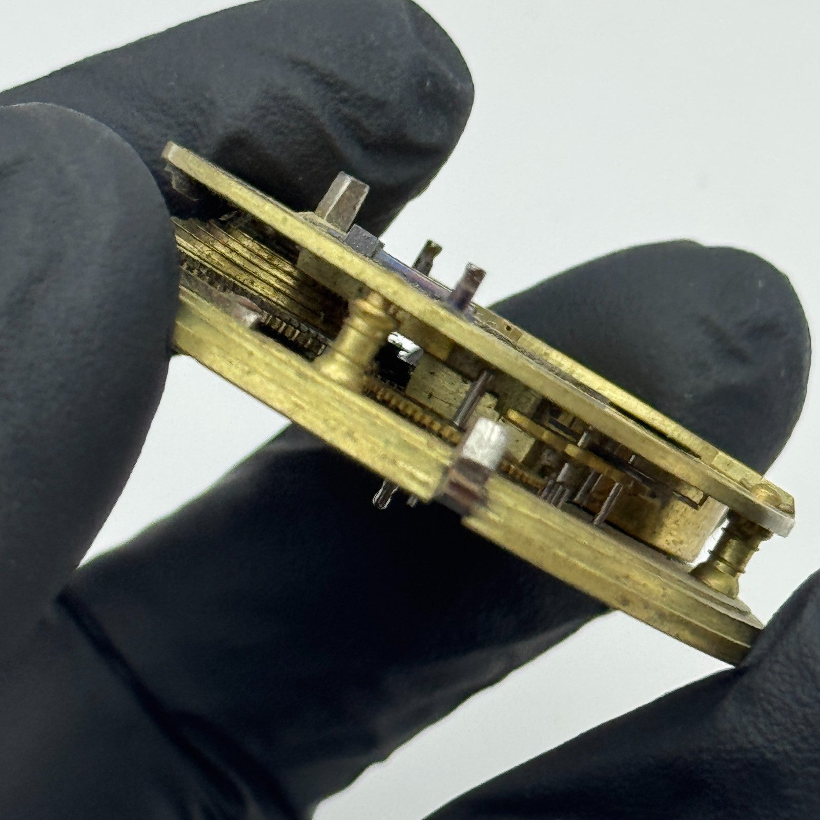 Fusee Pocket Watch Movement Antique English Key Wound Parts Repair Spares 46.7mm