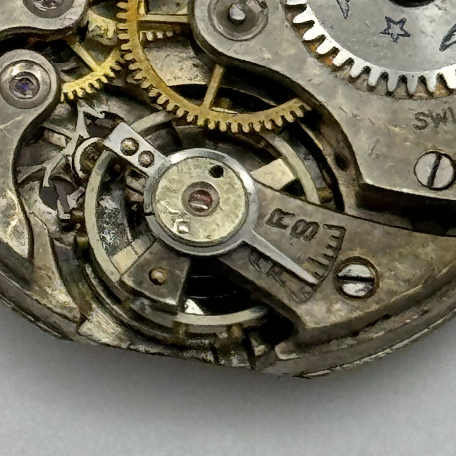 23.6mm Rotary As A Schild 15 Jewels Swiss Manual Wind Watch Movement PARTS