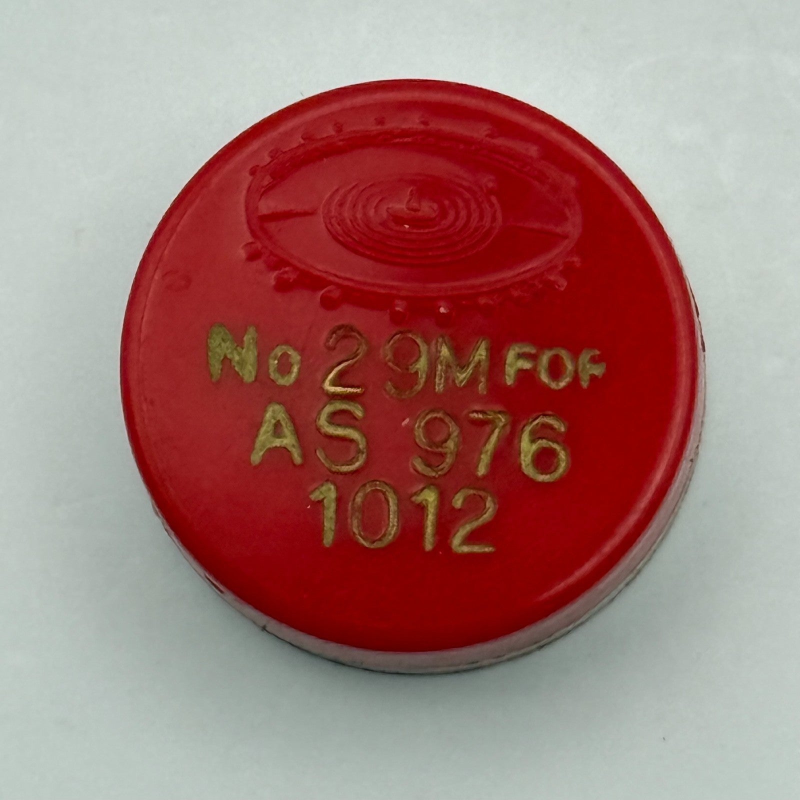 AS 976 1012 Balance Wheel Complete And Spring  29 M Watch Movement Parts NOS