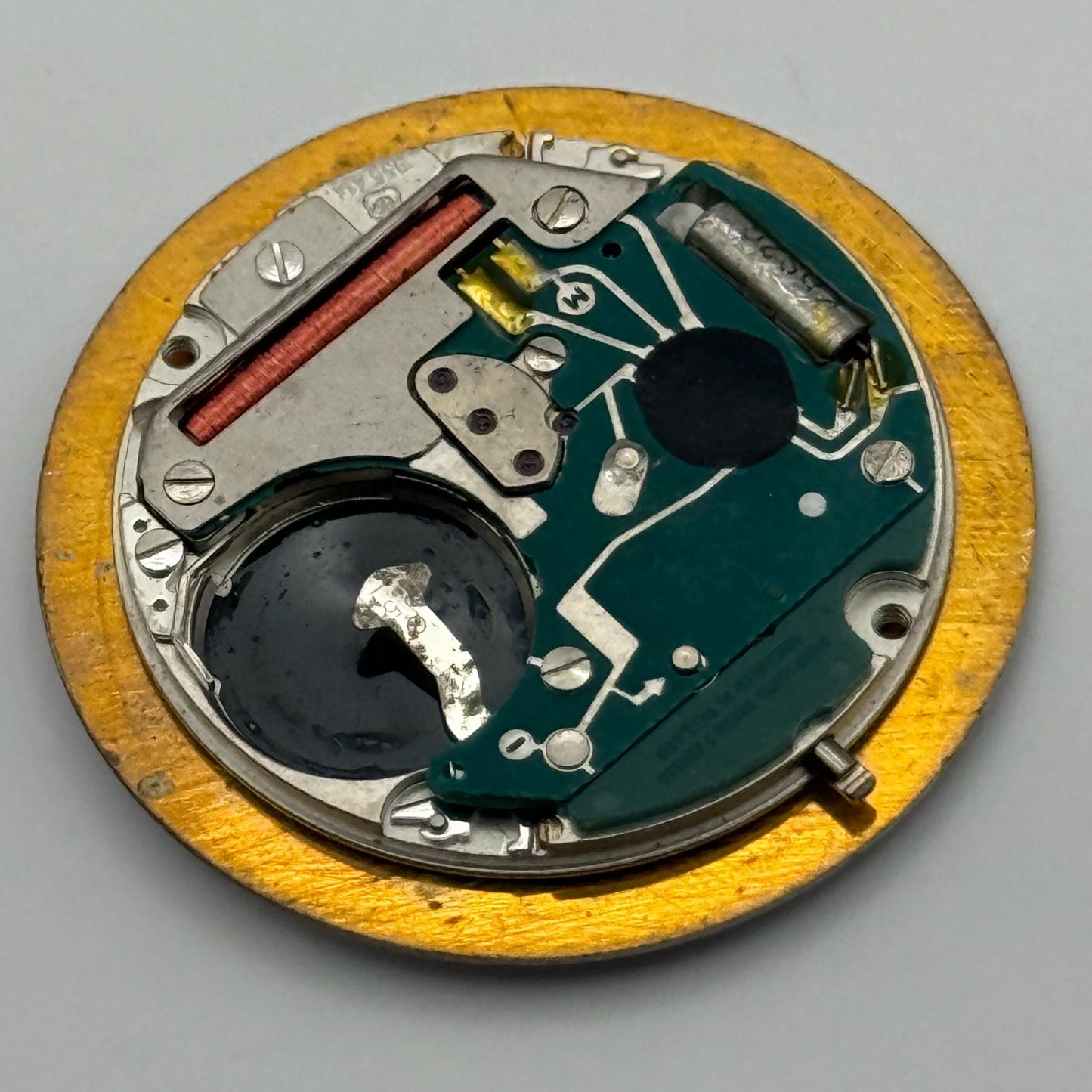 ETA 955.414 Quartz Watch Movement Geneve Date Vintage Swiss Parts Repair 23.8mm