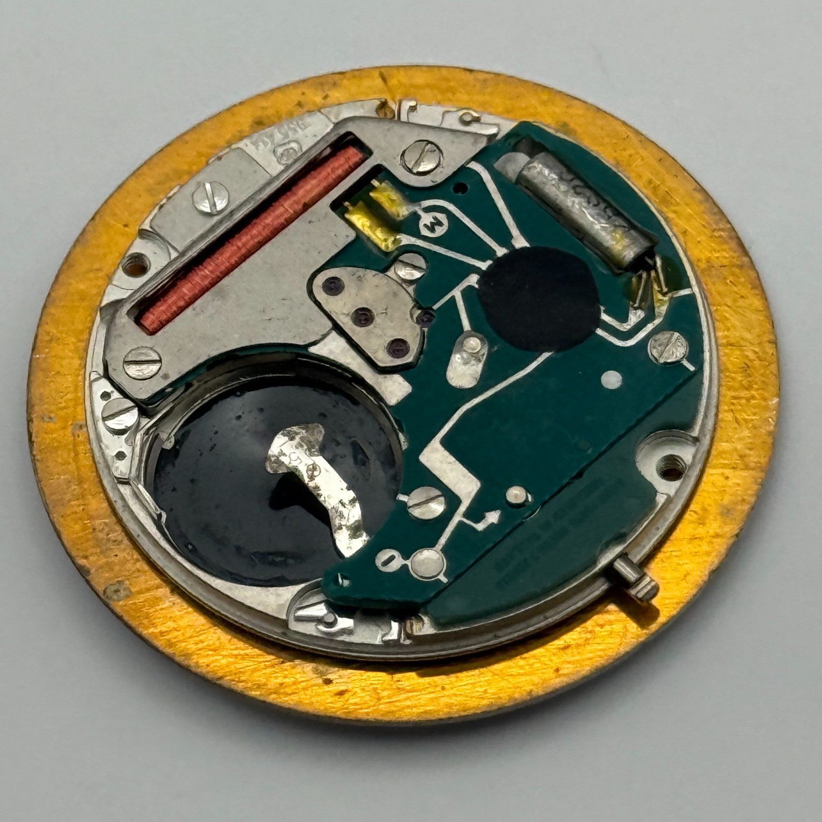 ETA 955.414 Quartz Watch Movement Geneve Date Vintage Swiss Parts Repair 23.8mm