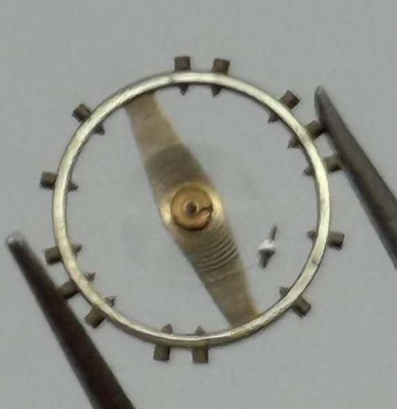ETA 2512 Balance Wheel Complete And Spring 1112 M Watch Movement Parts NOS
