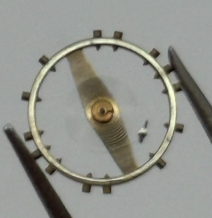 ETA 2512 Balance Wheel Complete And Spring 1112 M Watch Movement Parts NOS