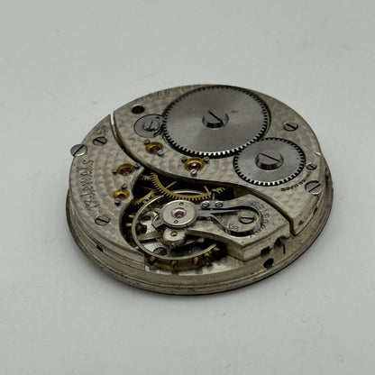 43.1mm Unidentified High Grade Open Face 17 Jewels Pocket Watch Movement PARTS