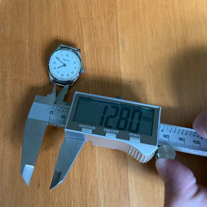 25mm Running Vintage Ingersoll White Dial Swiss Manual Wind Watch PARTS / REPAIR