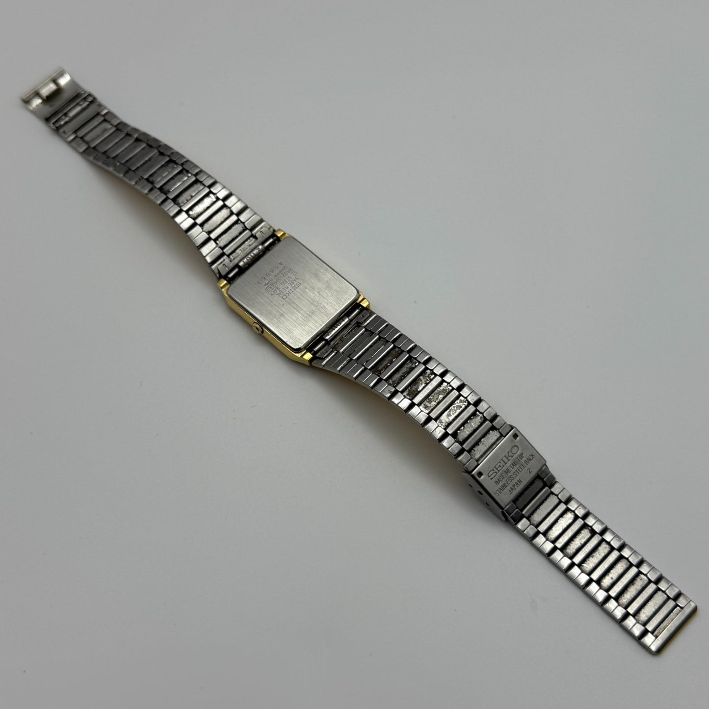 Seiko Ladies Quartz Watch Date Dial Gold Tone Bracelet Japan 25mm PARTS REPAIR