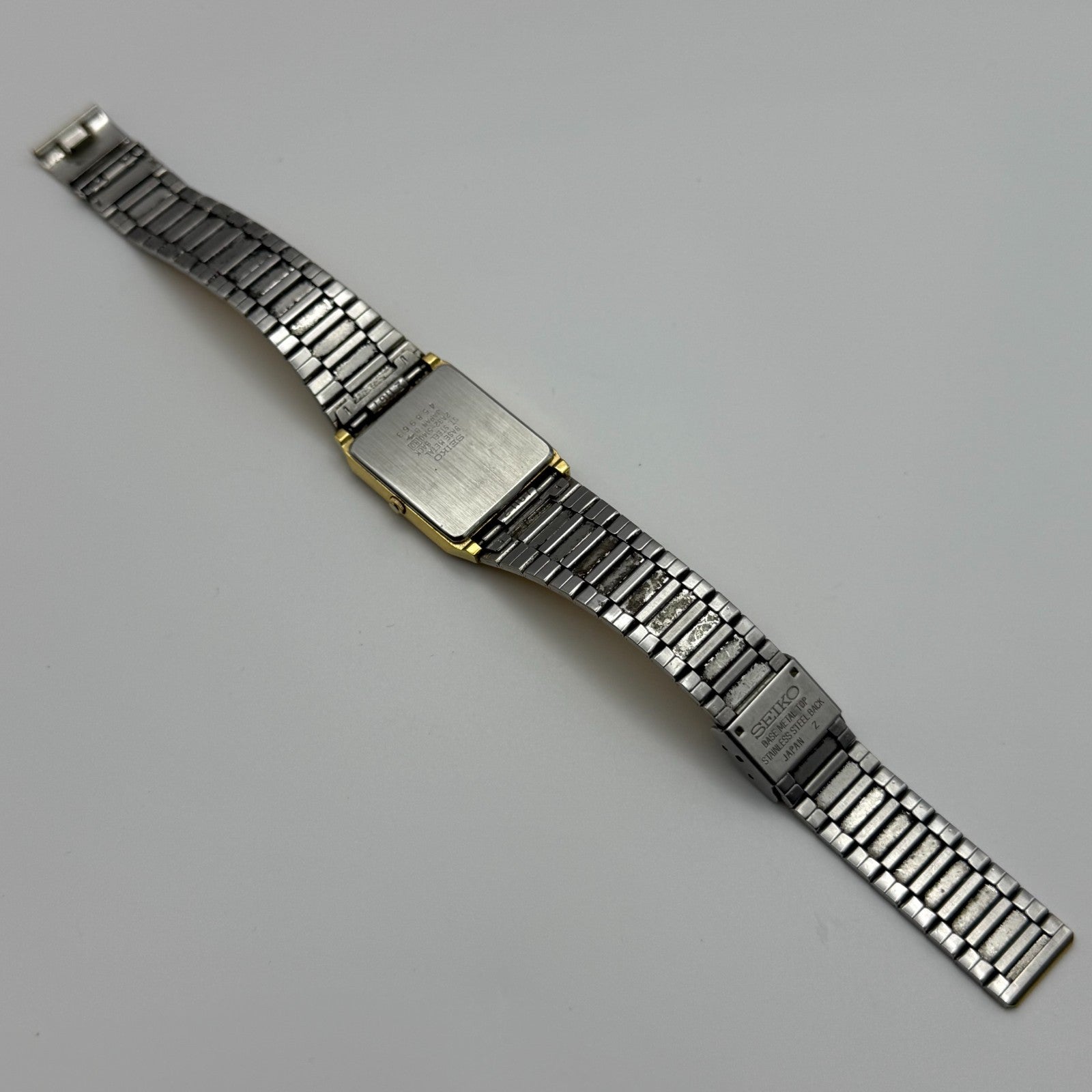 Seiko Ladies Quartz Watch Date Dial Gold Tone Bracelet Japan 25mm PARTS REPAIR
