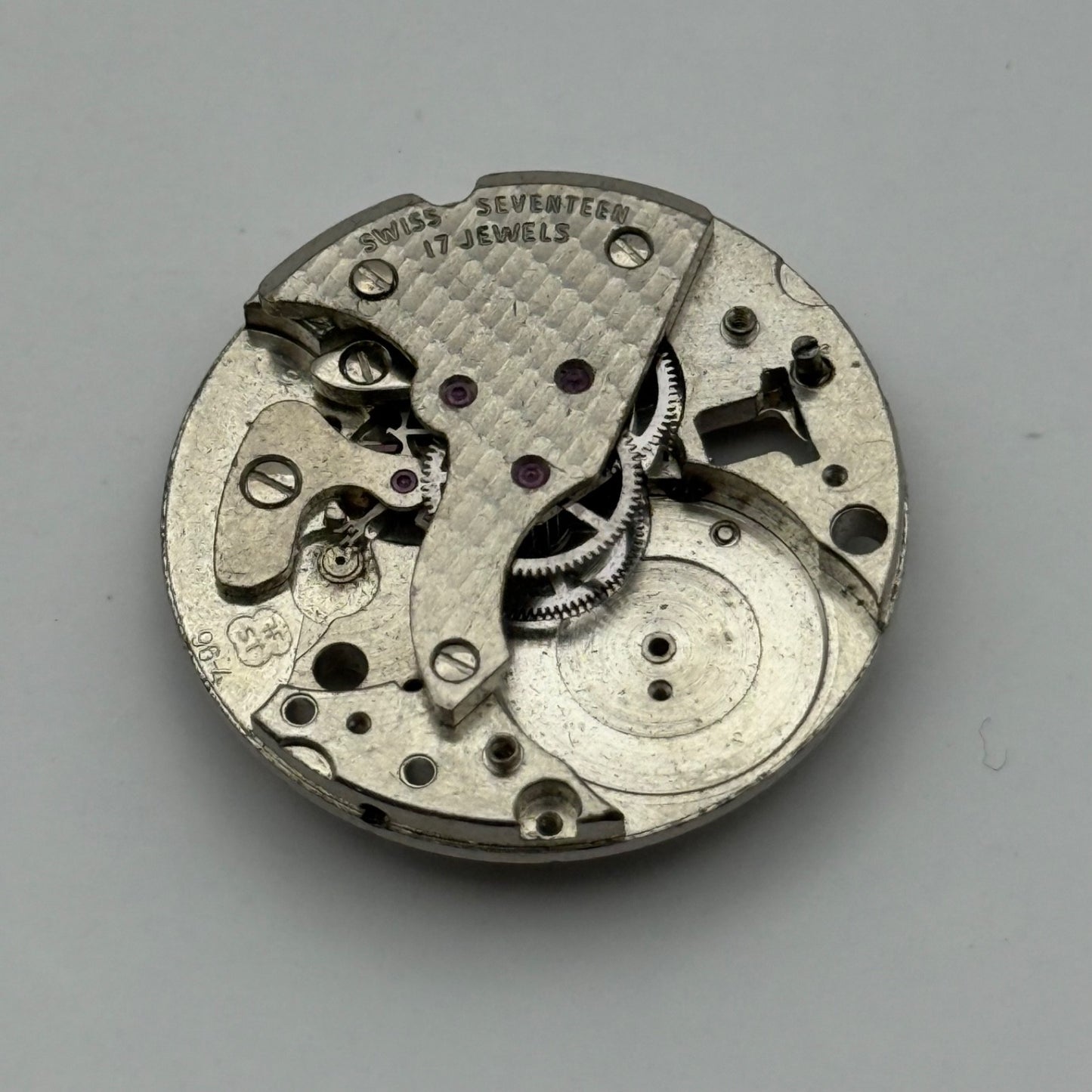 FHF ST 96-4 Watch Movement Manual Wind Vintage Swiss Incomplete Parts 25.9mm
