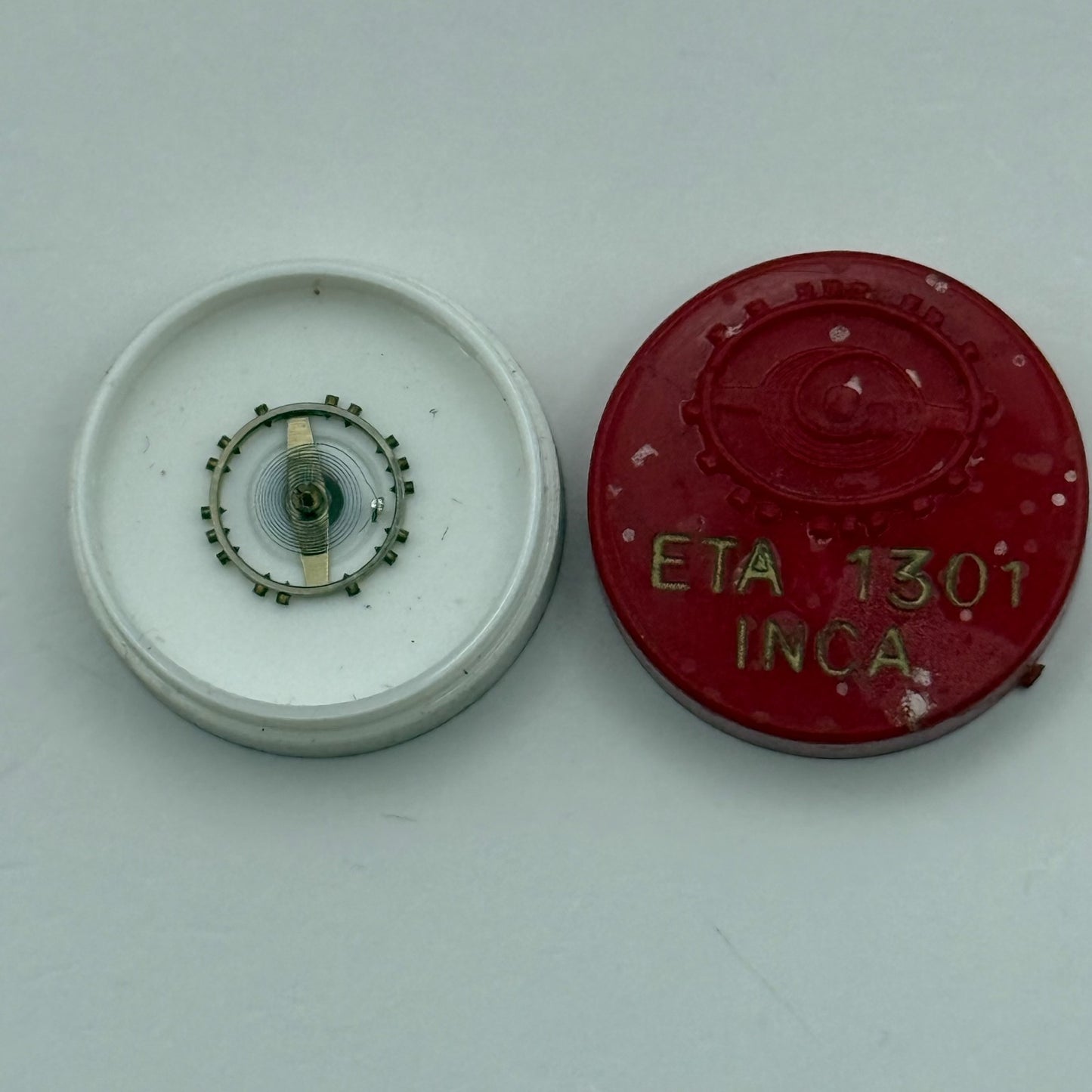 ETA 1301 Balance Wheel Complete And Spring  Watch Movement Parts NOS