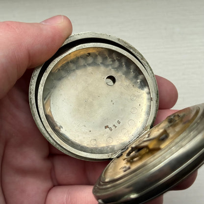 Elgin Grade 7 Pocket Watch Antique Illinois Sub Seconds Key Wound Parts American