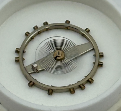 FHF 23 Balance Wheel Complete And Spring Inca 345 M Watch Movement Parts NOS