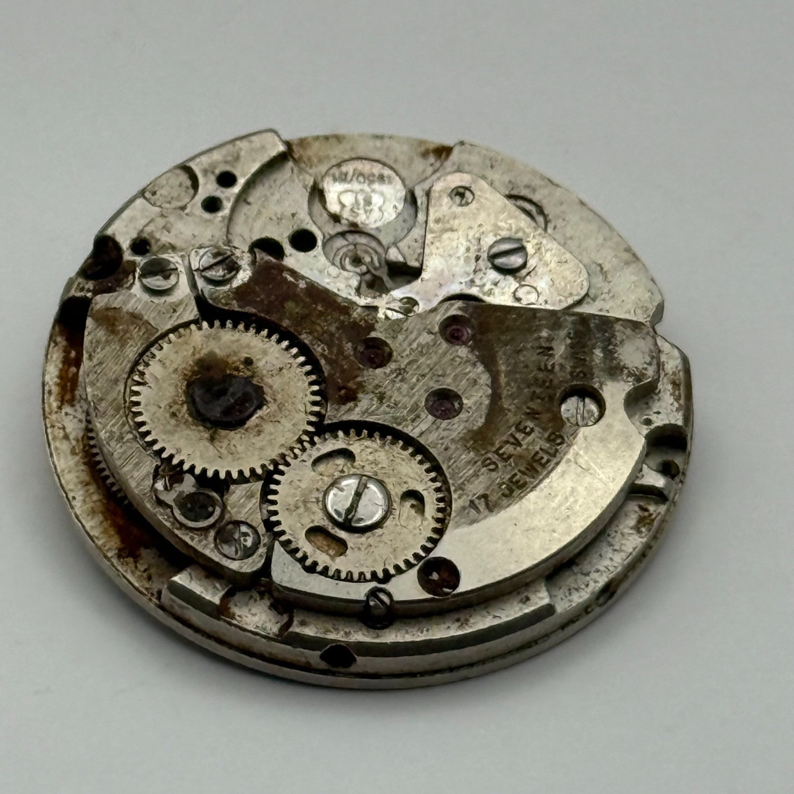 AS ST 1950/51 17 Jewels Watch Movement Manual Wind Vintage Parts Repair 26mm