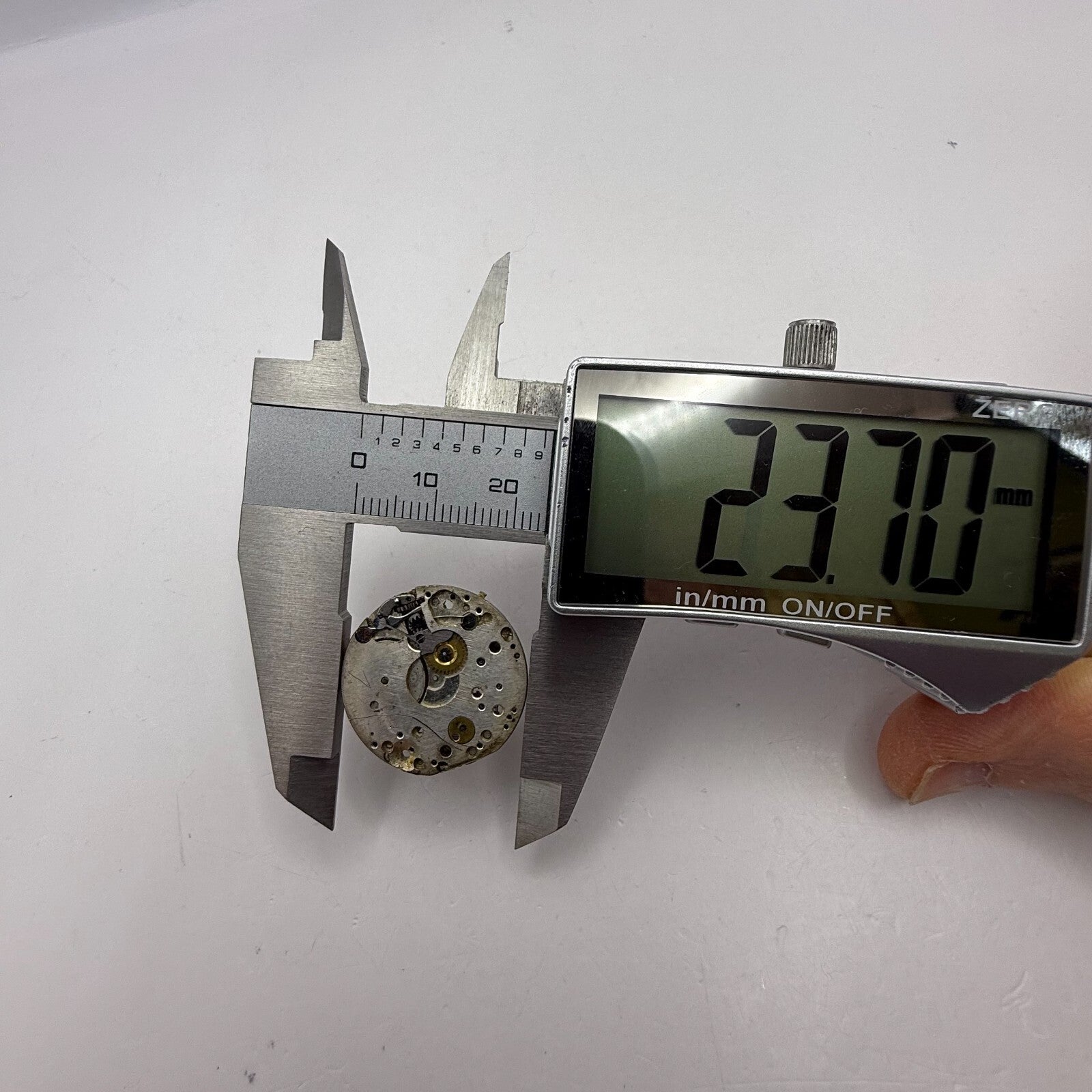 23.7mm Vintage 15 Jewels Trench Watch Movement Swiss Manual Wind PARTS REPAIR